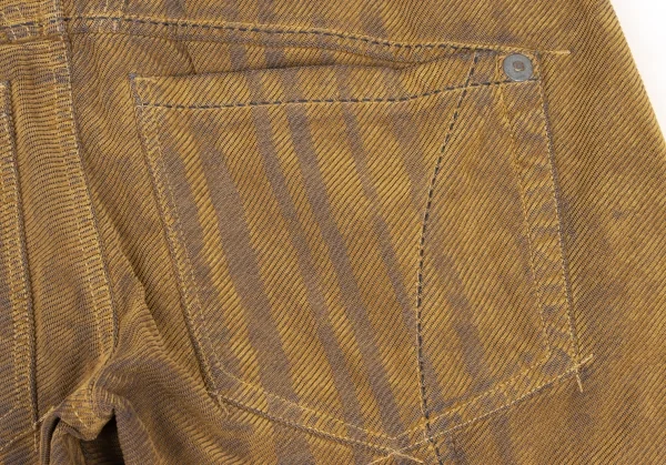 MARITHE + FRANCOIS GIRBAUD Pocket Leather Patch Pants K-139457_013