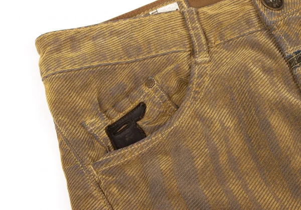 MARITHE + FRANCOIS GIRBAUD Pocket Leather Patch Pants K-139457_005
