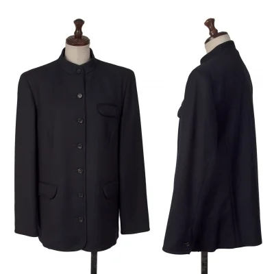 Mademoiselle NON NON Wool Flap Pocket Jacket