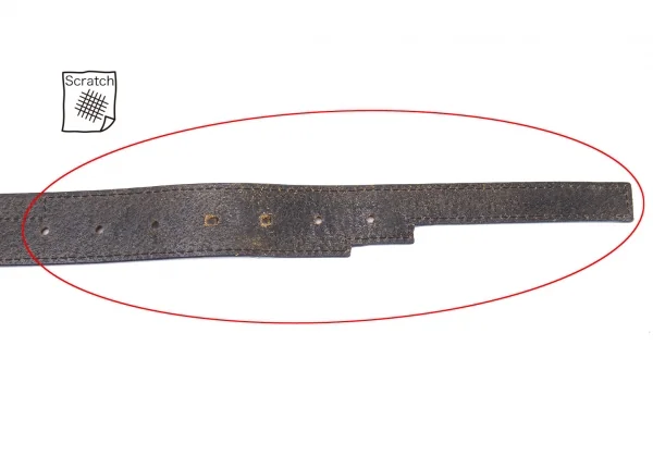 MARITHE + FRANCOIS GIRBAUD Stitch Leather Belt K-139482_011