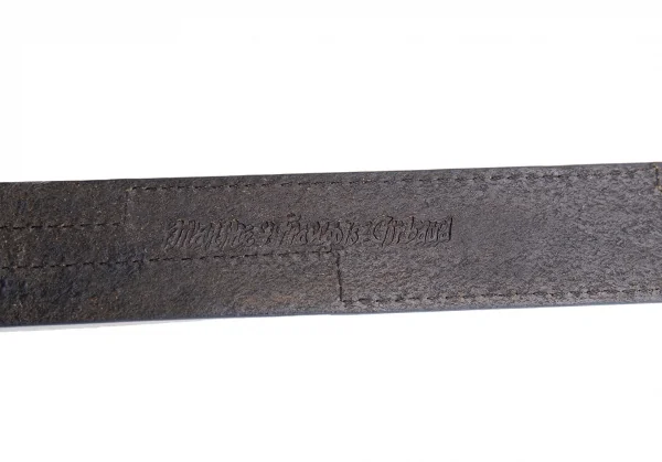 MARITHE + FRANCOIS GIRBAUD Stitch Leather Belt K-139482_012