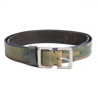 MARITHE + FRANCOIS GIRBAUD Stitch Leather Belt
