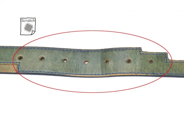 MARITHE + FRANCOIS GIRBAUD Stitch Leather Belt K-139482_007