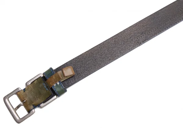 MARITHE + FRANCOIS GIRBAUD Stitch Leather Belt K-139482_009