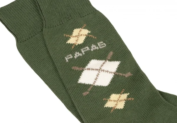 Papas Argyle Checked Socks K-139487_002
