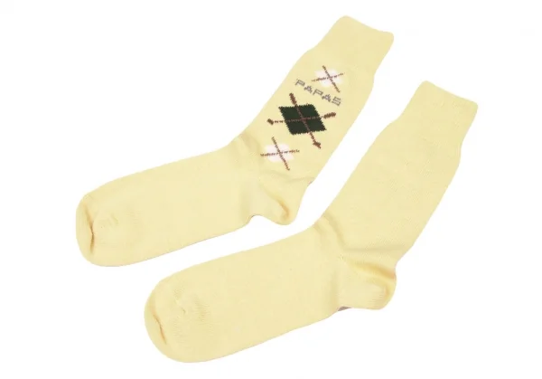 Papas Argyle Checked Socks K-139488_004