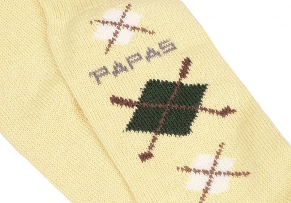 Papas Argyle Checked Socks K-139491_003