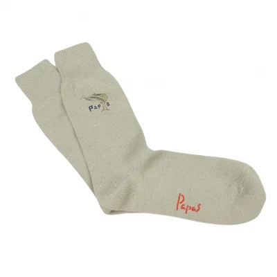 Papas Logo Embroidery Socks