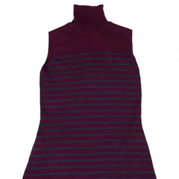 GAULTIER JEAN'S Turtleneck Striped Knit Top & Sleeves K-139500_003