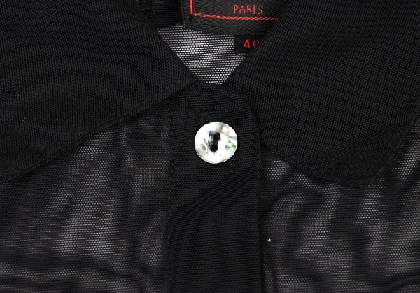 Jean Paul GAULTIER CLASSIQUE Logo Printed Mesh Shirt K-139507_005