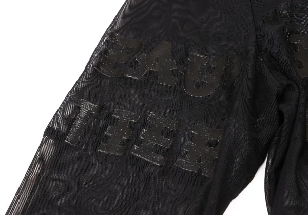 Jean Paul GAULTIER CLASSIQUE Logo Printed Mesh Shirt K-139507_009