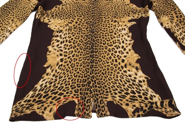 Jean Paul GAULTIER FEMME Leopard Printed Shirt K-139510_010