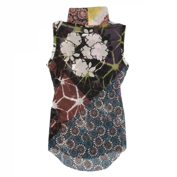 ジャンポールゴルチエ ファムJean Paul GAULTIER FEMME フラワープリントパワーネットノースリーブ マルチ40 K-139512_010