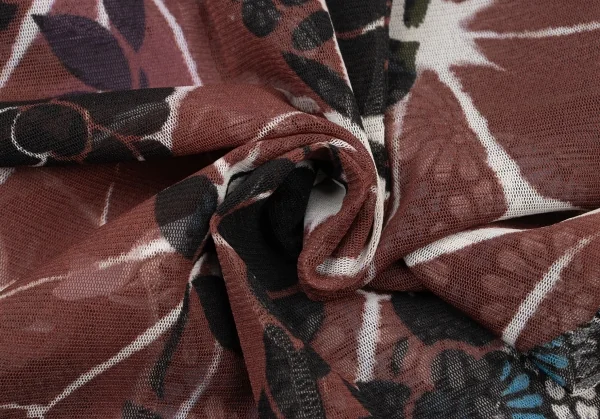 ジャンポールゴルチエ ファムJean Paul GAULTIER FEMME フラワープリントパワーネットノースリーブ マルチ40 K-139512_014