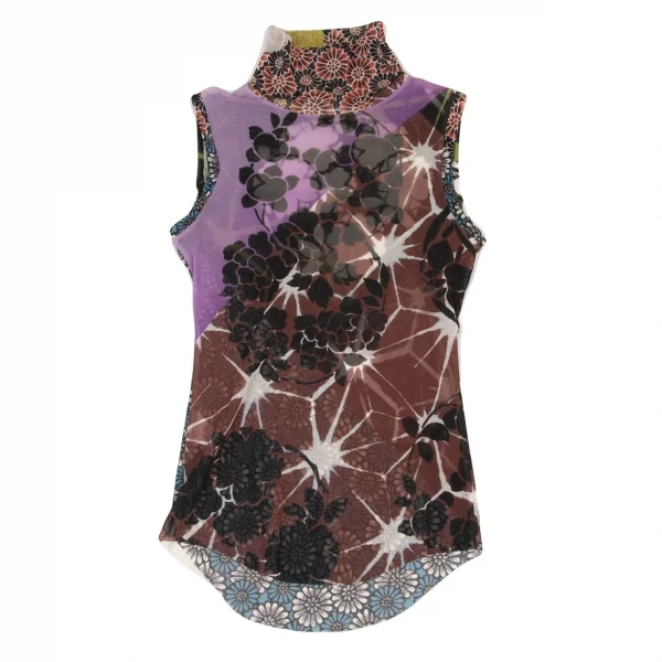 ジャンポールゴルチエ ファムJean Paul GAULTIER FEMME フラワープリントパワーネットノースリーブ マルチ40 K-139512_002