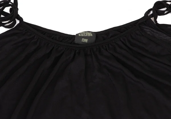 Jean Paul GAULTIER FEMME Shoulder String See-through Tops K-139516_004