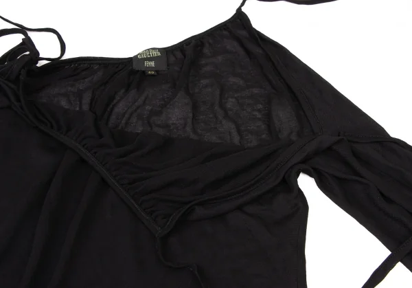 Jean Paul GAULTIER FEMME Shoulder String See-through Tops K-139516_005