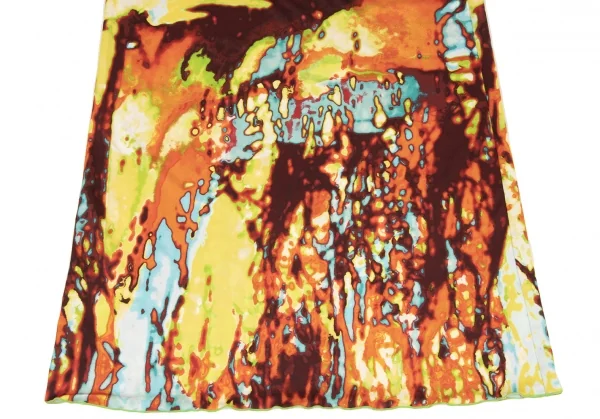 Jean Paul GAULTIER FEMME Psychedelic Face Printed Skirt K-139520_007