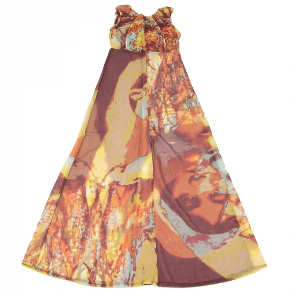 Jean-Paul GAULTIER FEMME Psychedelic Printed Mesh Dress K-139527_002