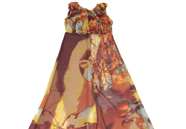 Jean-Paul GAULTIER FEMME Psychedelic Printed Mesh Dress K-139527_003