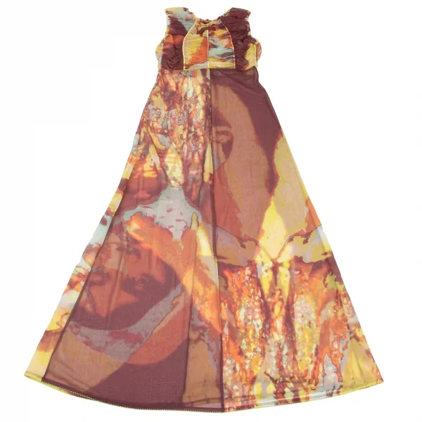 Jean-Paul GAULTIER FEMME Psychedelic Printed Mesh Dress K-139527_009