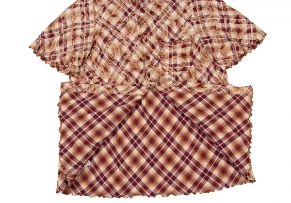 JPG by GAULTIER Botanical Printed Check Shirt K-139548_009