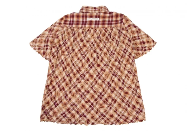 JPG by GAULTIER Botanical Printed Check Shirt K-139548_010