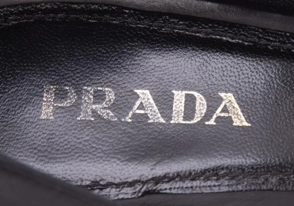 リボンパンプス 24.5cm PRADA(プラダ) パンプス(レディース