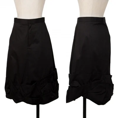 COMME des GARCONS Cotton Stitch Turn-Up Design Skirt