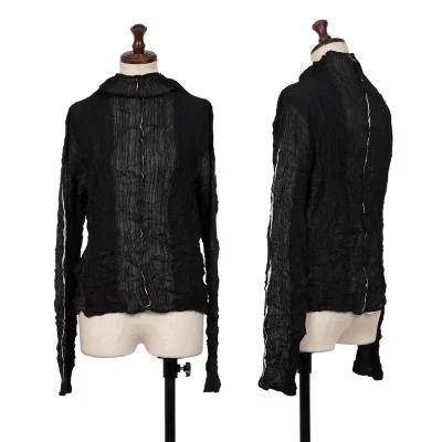 ISSEY MIYAKE Wrinkled Pleats Turtleneck T shirt