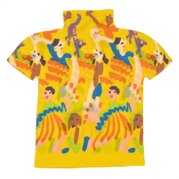 イッセイミヤケ ミーISSEY MIYAKE me DANCE プリントストレッチ