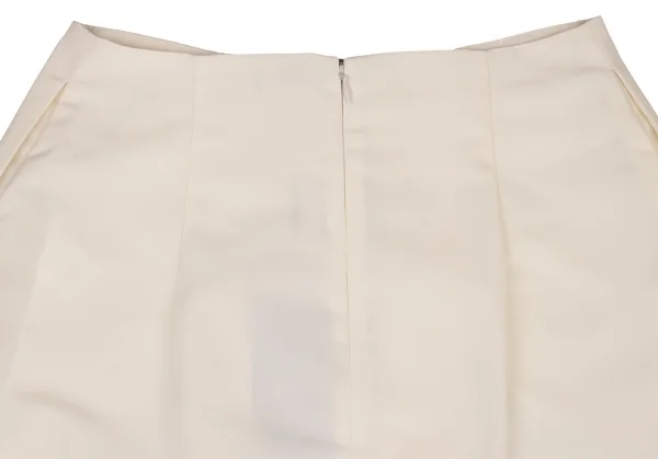 JIL SANDER NAVY Front Lace-up Poly Skirt K-139611_011
