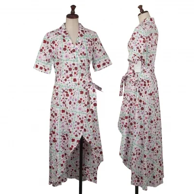 EQUIPMENT FEMME Floral Printed Wrap Dress