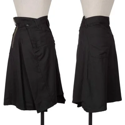 JUNYA WATANABE COMME des GARCONS Wool Side Cutting Skirt