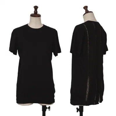 tricot COMME des GARCONS Dyed Back Lace T-shirt