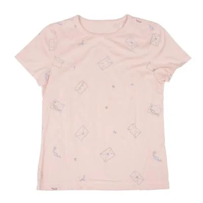 Mademoiselle NON NON Letter Embroidery T Shirt