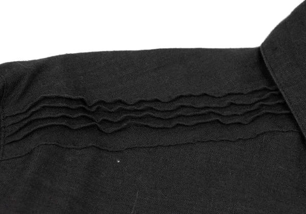 Mademoiselle NON NON Linen Embroidery Design Shirt K-139682_006