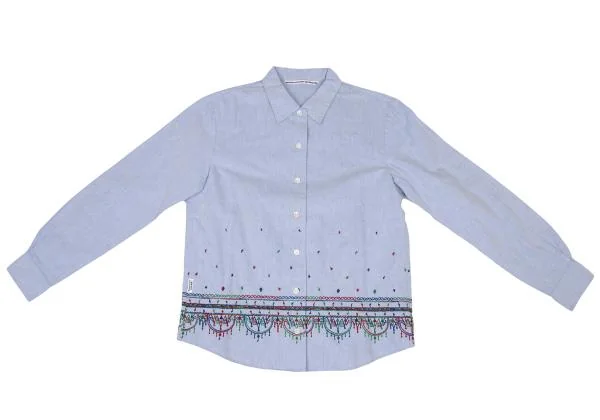 Mademoiselle NON NON Colorful Embroidery Shirt K-139683_002