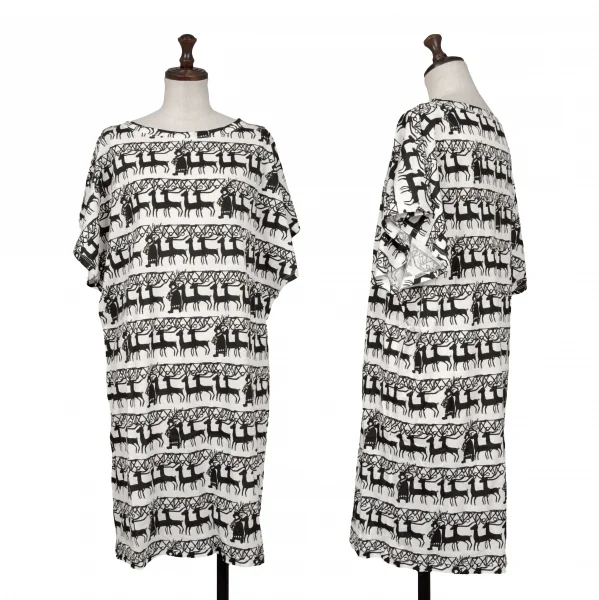 ツモリチサトTSUMORI CHISATO ラメトナカイプリントフレンチ