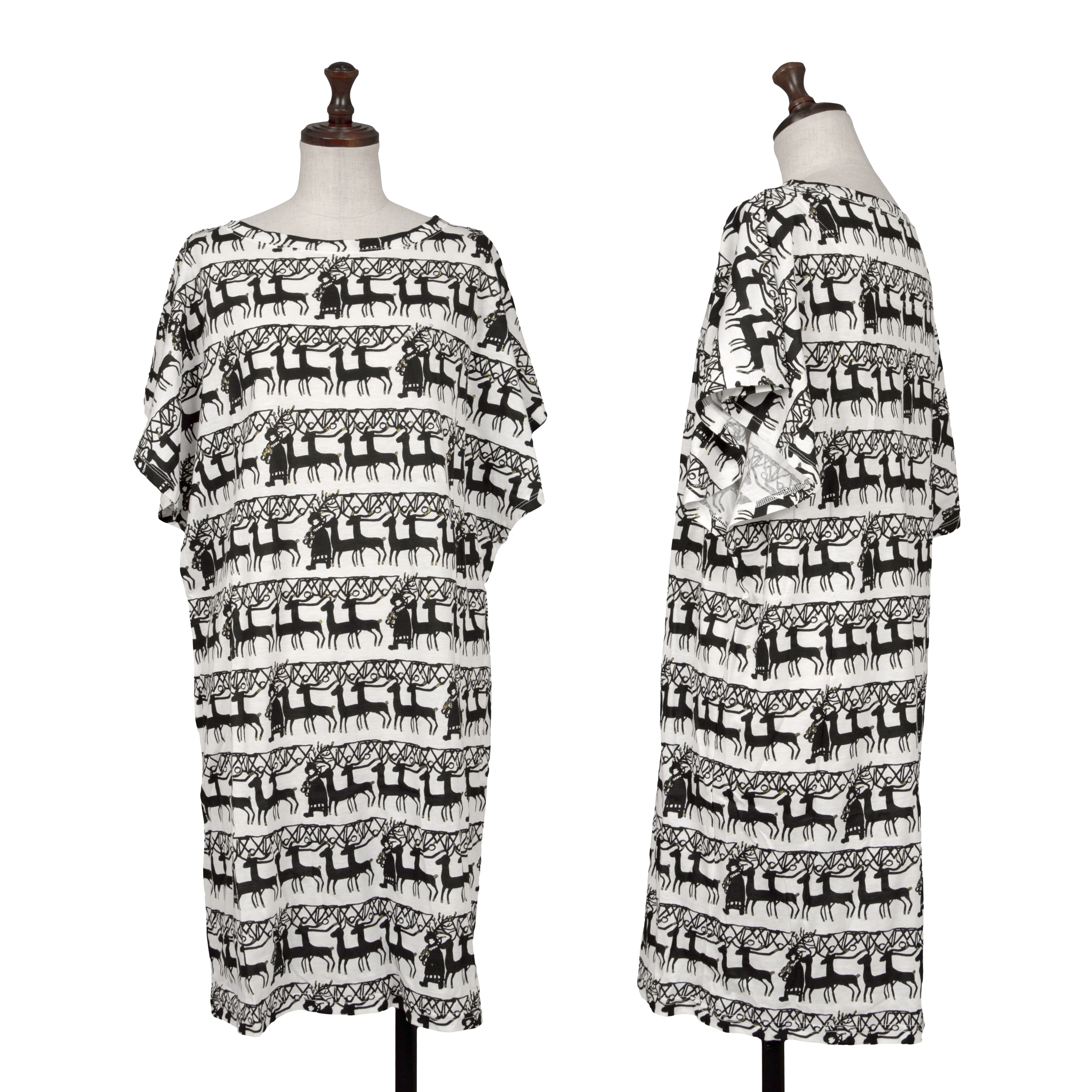 ツモリチサトTSUMORI CHISATO ラメトナカイプリントフレンチ