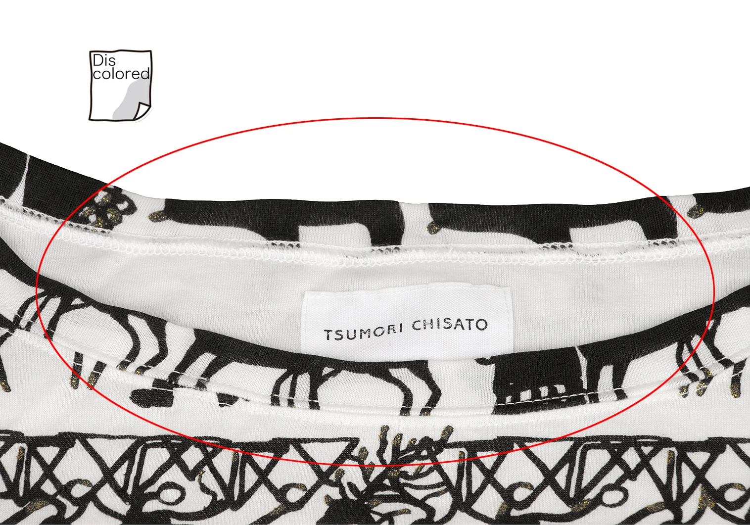 ツモリチサト　チュニック 2サイズ ツモリチサトTSUMORI CHISATO ヒマワリプリント切替フレンチ