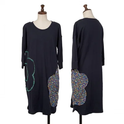 TSUMORI CHISATO Floral Pocket Cotton Tunic