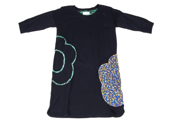 TSUMORI CHISATO Floral Pocket Cotton Tunic K-139701_002