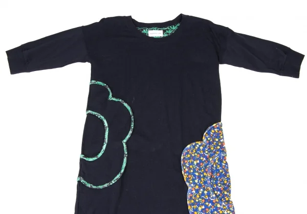 TSUMORI CHISATO Floral Pocket Cotton Tunic K-139701_003