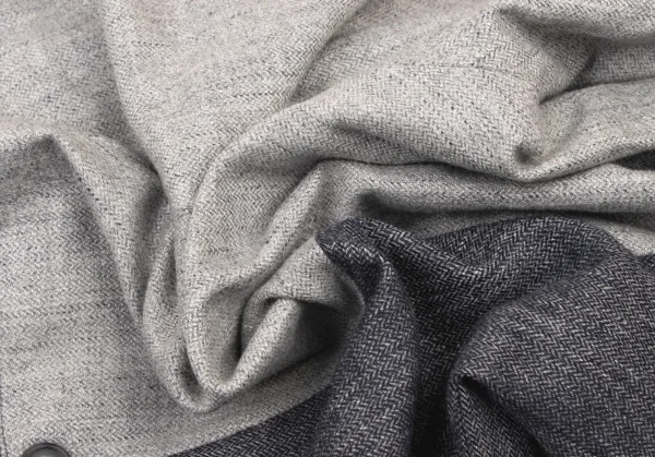 TSUMORI CHISATO Wool Rayon Switching Herringbone Pants K-139705_012