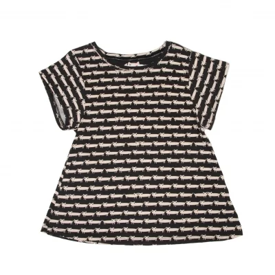 cat's TSUMORI CHISATO Cotton Rayon Cat Printed T Shirt