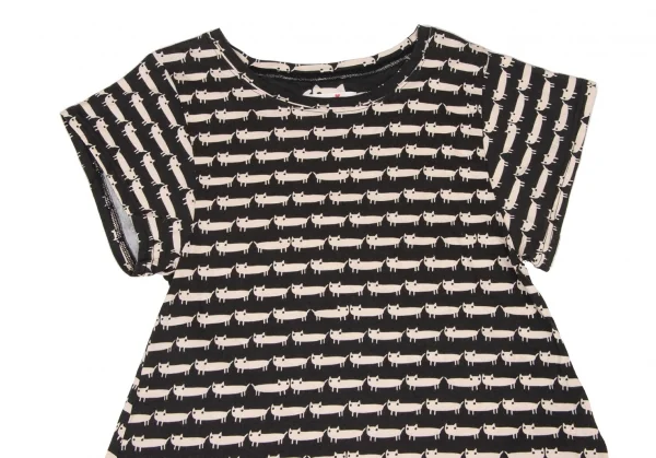 cat's TSUMORI CHISATO Cotton Rayon Cat Printed T Shirt K-139706_002