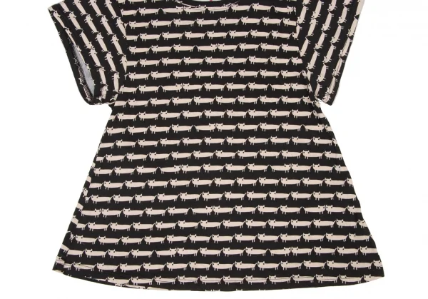 cat's TSUMORI CHISATO Cotton Rayon Cat Printed T Shirt K-139706_005