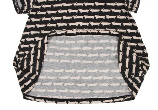 cat's TSUMORI CHISATO Cotton Rayon Cat Printed T Shirt K-139706_006