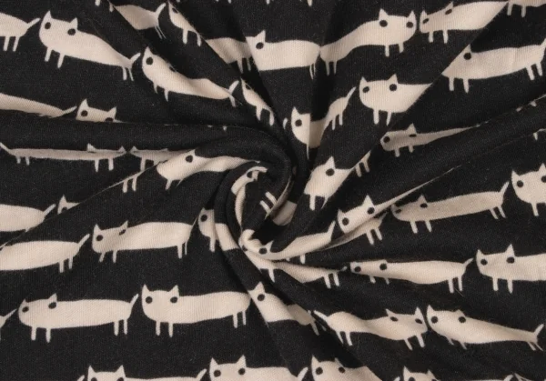 cat's TSUMORI CHISATO Cotton Rayon Cat Printed T Shirt K-139706_009